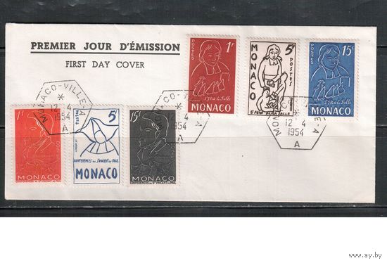 Монако-1954(Мих.463-478)  Религия, Святые, КПД