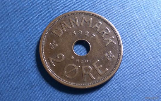 2 эре 1927 HCN. Дания.
