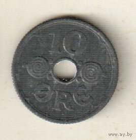 Дания 10 эре 1942