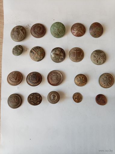 Сборный лот пуговиц