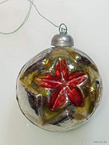 Ёлочная  игрушка  ,  Звезда , из СССР .