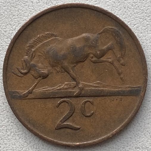 ЮАР 2 цента 1970 г.