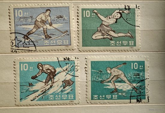 Марки Северная Корея 1961 год