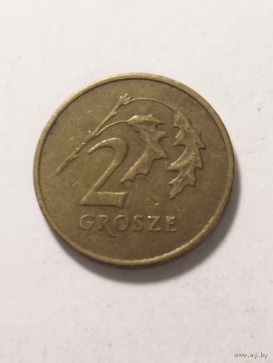 Польша 2 гроша 2005