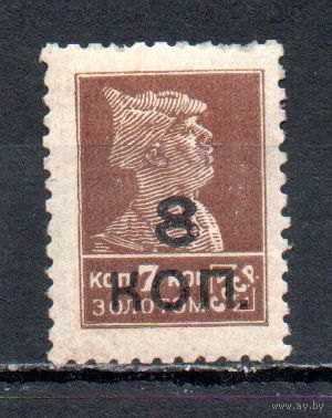 Вспомогательный стандартный выпуск СССР 1927 год 1 марка