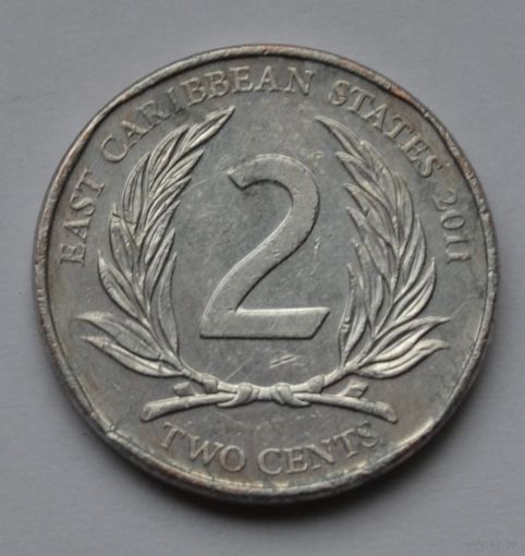 Восточные Карибы, 2 цента 2011 г.