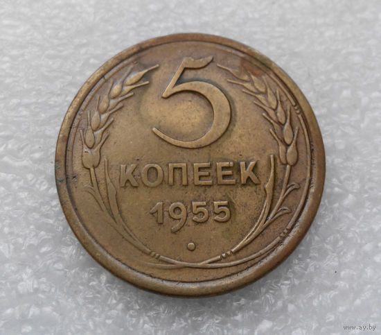 5 копеек 1955 года СССР #10