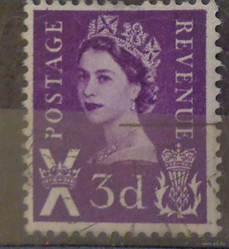 Елизавета II-королева Шотландии. Великобритания. Дата выпуска: 1963