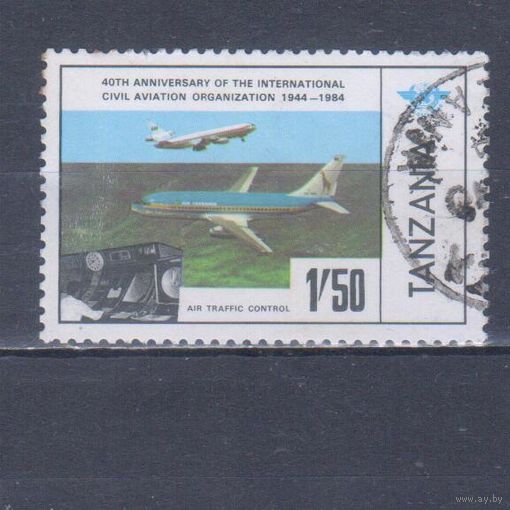 [2167] Танзания 1994. Авиация.Самолеты. Гашеная марка.
