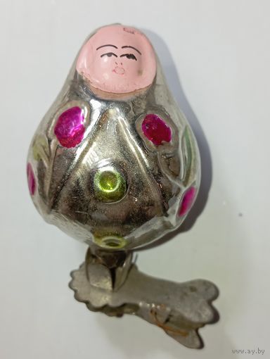 Ёлочная игрушка - Матрёшка , СССР