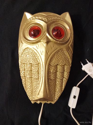 Светильник ночник из СССР Сова-Филин