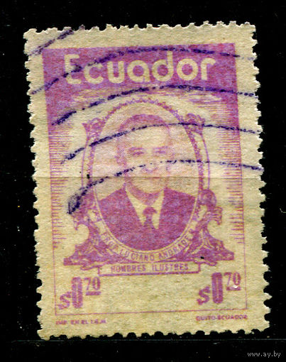 Геолог Лусиано Андраде Марин. Эквадор. 1974. Полная серия 1 марка
