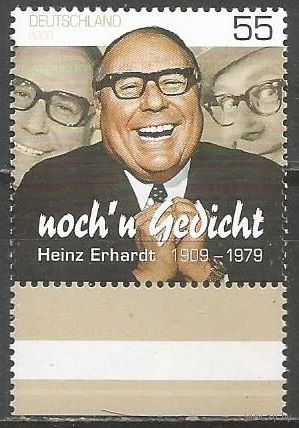 Германия. 100 лет со дня рождения Х.Эрхарда. Актёр. 2009г. Mi#2721.