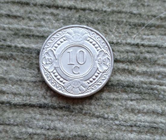 Werty71 Антильские острова 10 центов 1999 Антилы