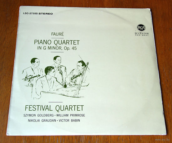 Faure. Piano Quartet in G Minor, Op. 45 - Festival Quartet (Vinyl)
