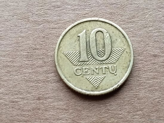 Литва 10 центов, 1997г. (D-107)