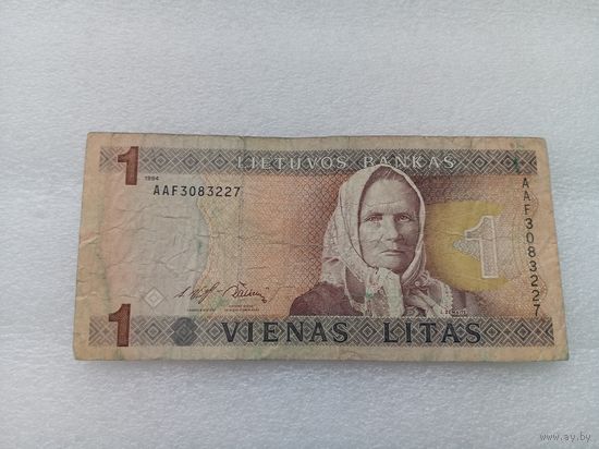 Литва 1 лит
