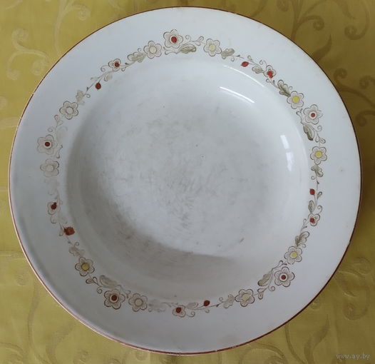 Тарелка. Будянский фаянсовый завод - Серп и Молот (Буды). 1957-1965 гг