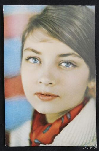 Жанна Болотова. Актеры театра и кино. Артисты эстрады. ГОЗНАК. 1965 год. Чистая #0185-U1P93