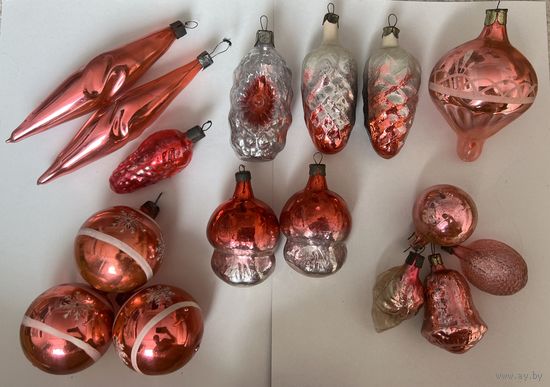 Елочные игрушки СССР цена за все