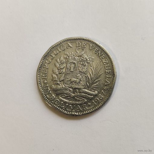 Венесуэла 1 боливар 1967 г.