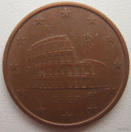 Италия 5 евроцентов 2007 г.