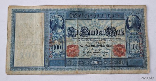 1910 год Германия 100 марок