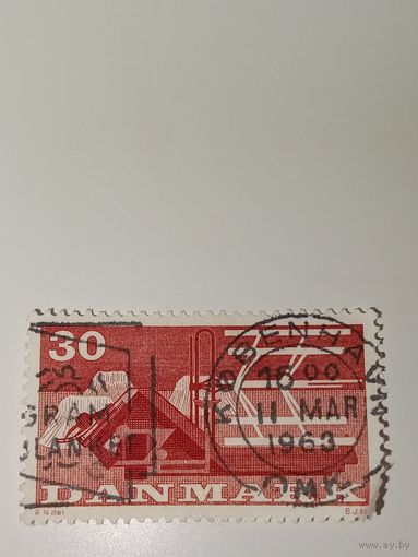 Дания Марка 1960 Сельскохозяйственные темы