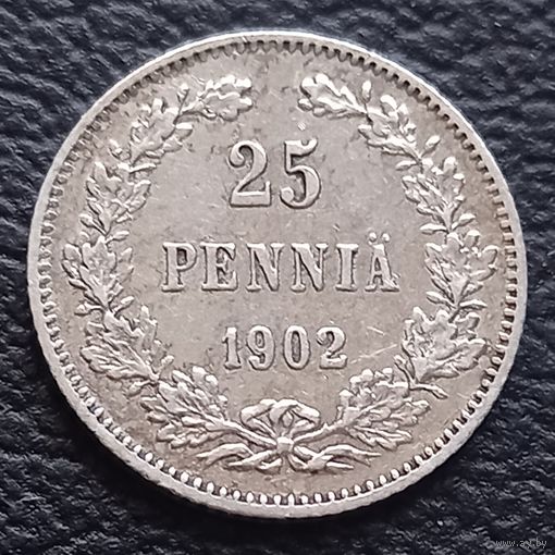25 пенни 1902 ( РЕДКИЙ ГОД )