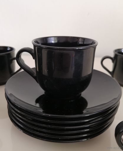 Франция. Кофейный набор. Клейма. См описание