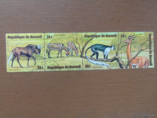 Бурунди 1976 г. Фауна.