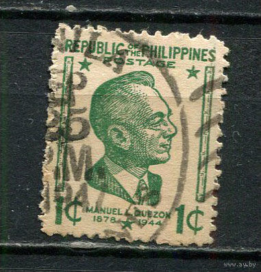 Филиппины - 1947 - Мануэль Кесон - [Mi. 469] - полная серия - 1 марка. Гашеная.  (Лот 22JT)-T25P3