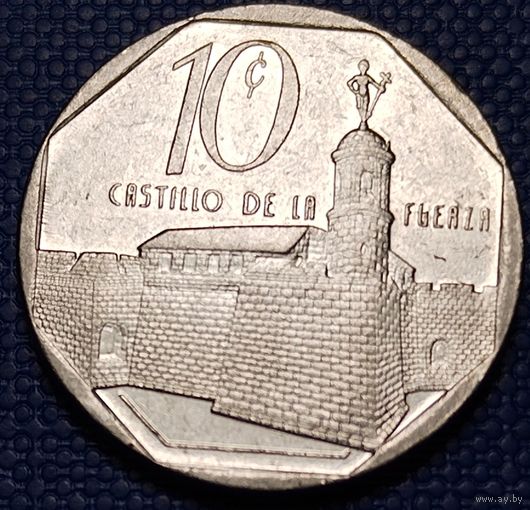 Куба 10 сентаво 1994 г.