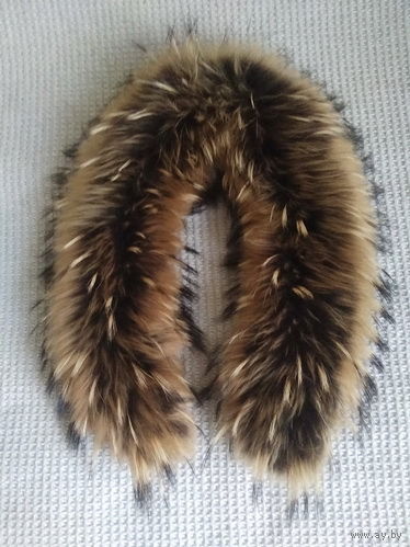Опушка (мех натуральный енота) 74 см ( 7 фото)