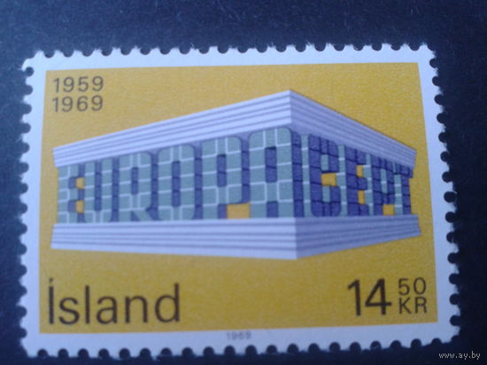 Исландия 1969 Европа