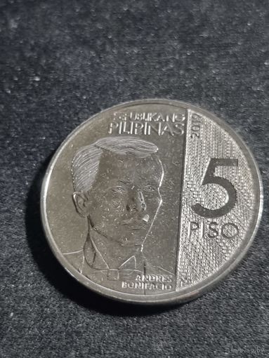 Филиппины 5 писо 2019 Unc