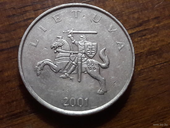 Литва 1 лит 2001