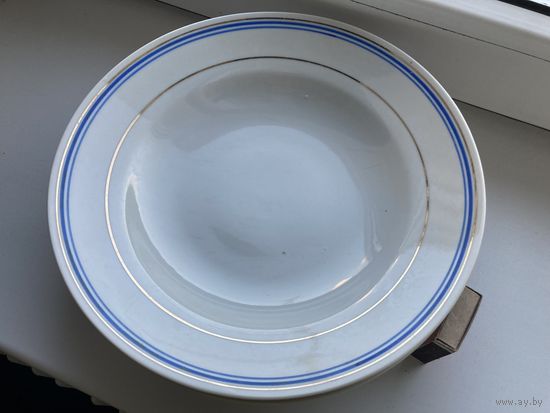 Новогодняя распродажа!Три глубоких тарелки MADE IN D.P.R.K. БУ (одним лотом)