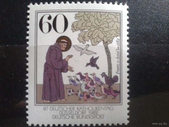 ФРГ 1982 св. Франц Азизский, птицы Михель-1,2 евро
