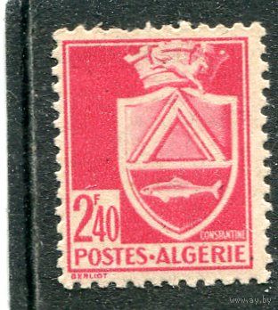 Французский Алжир. Стандарт. Герб города Константина. 2.4фр  Зуб.12