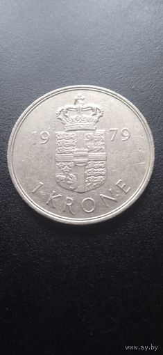 Дания 1 крона 1979 г.