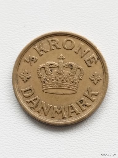 Дания 1/2 кроны 1940 г.