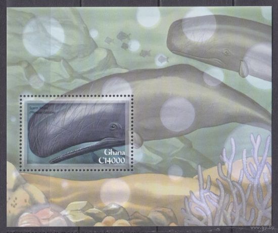 2000 Гана 3333/B419 Морская фауна - Киты 6,50 евро