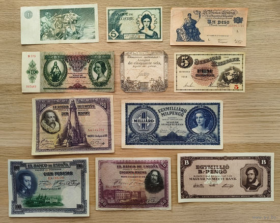 Коллекция бон для начинающего коллекционера (Импортные)