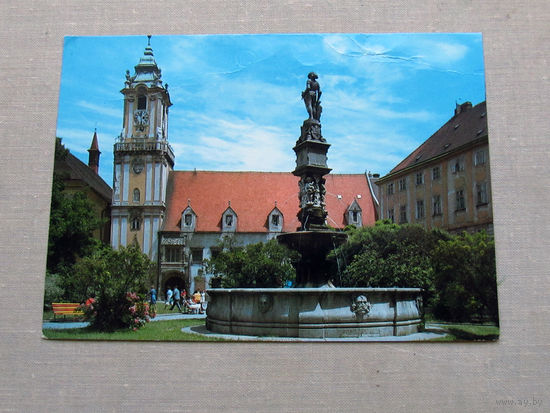 С018-5728 Открытка Bratislava Братислава Чехословакия 1980-е Подписана