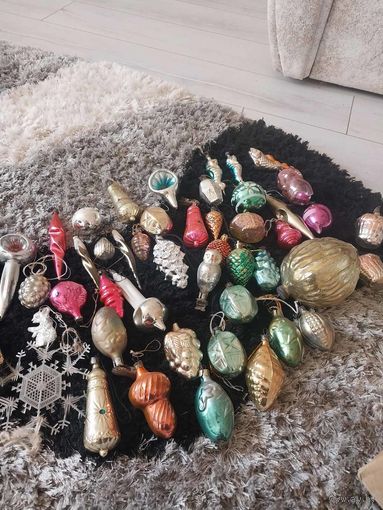 Игрушки СССР новогодние ёлочные РАЗНОЕ