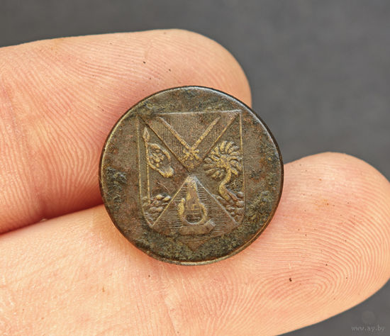 Пуговица РИ, Полтавская губ, ранняя, 1802-1830