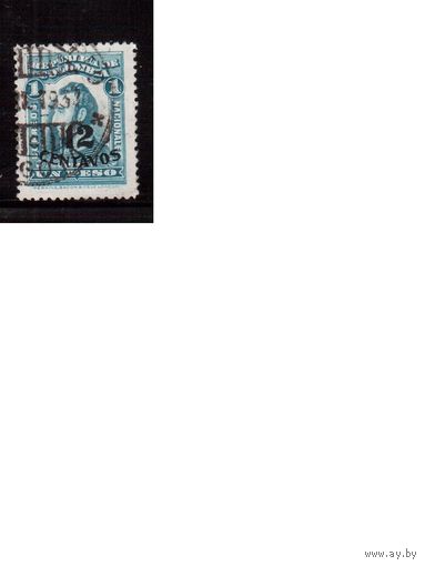 Колумбия-1935  (Мих.369) ,  гаш. , Стандарт, Личности, надп.(1)