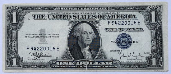 1 доллар 1935 С синяя печать