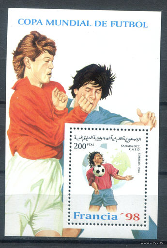 Западная Сахара - 1996г. - Футбол - полная серия, MNH - 1 блок